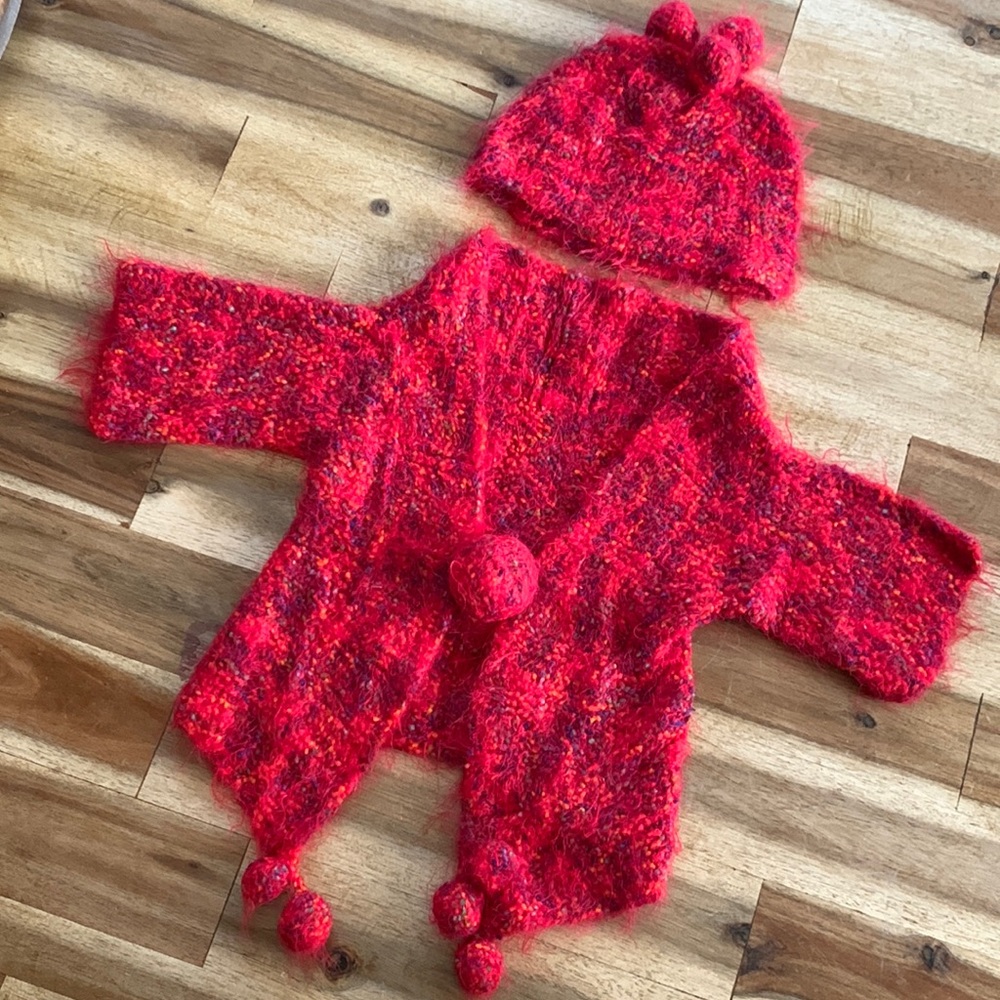 Super soft Sweater & hat handmade